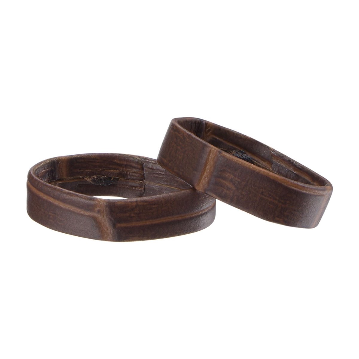 Dailygoods - Dailygoody - PU Lederen Strikken Vervangende Houder - Horlogeband - Donkerbruin - Geschikt voor 20 mm - Ideaal voor Horloges en Armbanden