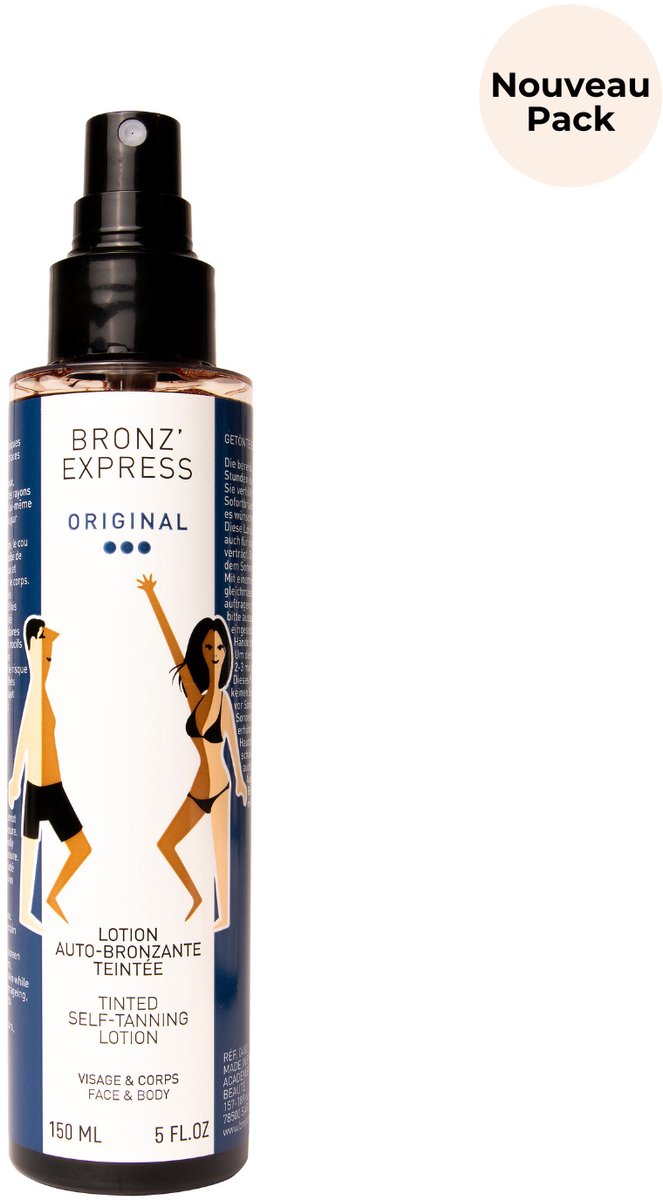 Bronz'Express Tinted Self-Tanning Lotion (face & body) - 150ml