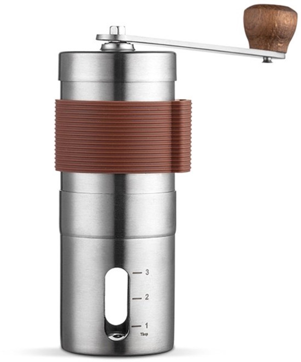 Handmatige Koffiemolen - Bonenmaler - RVS - Compact & Draagbaar
