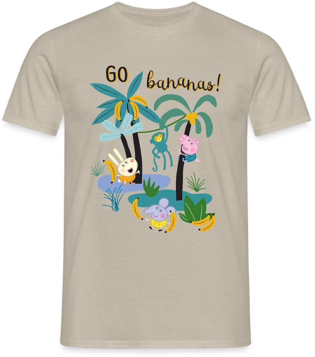 Peppa Pig Design Go Bananas T-Shirt Heren