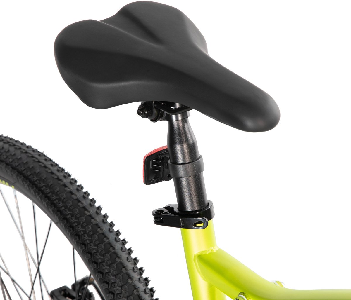 Hiland Spokane Elektrische Mountainbike - 27.5 Inch - Full Suspension - 250W Motor - Shimano 7 Versnellingen - Mechanische Schijfremmen - Groen thumbnail 5