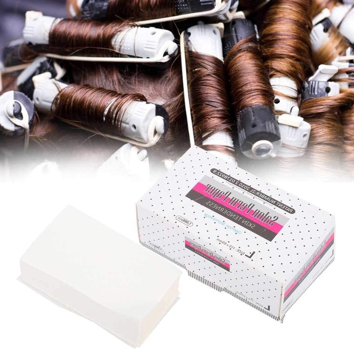 Permanent Paper Dunne Mesh voor Kappers, Ideaal voor Permanente Haarstylings en Krullen