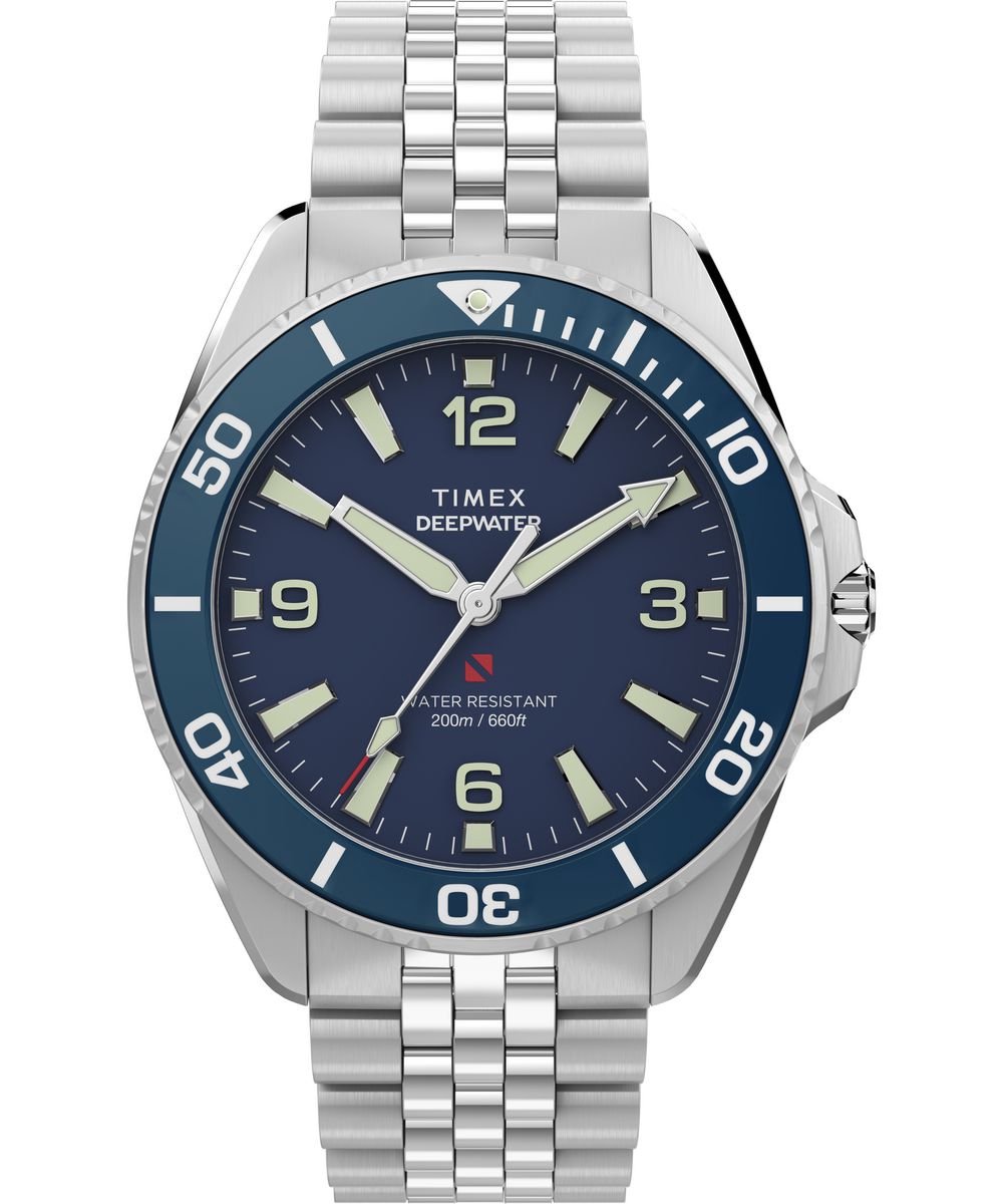 Timex Deep Water Arctic TW2Y64600 Horloge - Staal - Zilverkleurig - Ø 40.5 mm