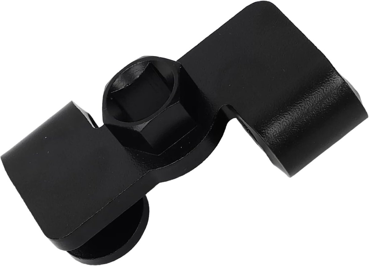 Universele Verlenging voor Steeksleutel en Schroevendraaier, 1/2 Inch Aandrijving, 21mm Hex, Zwart, Geschikt voor Diverse Klussen en Gereedschappen