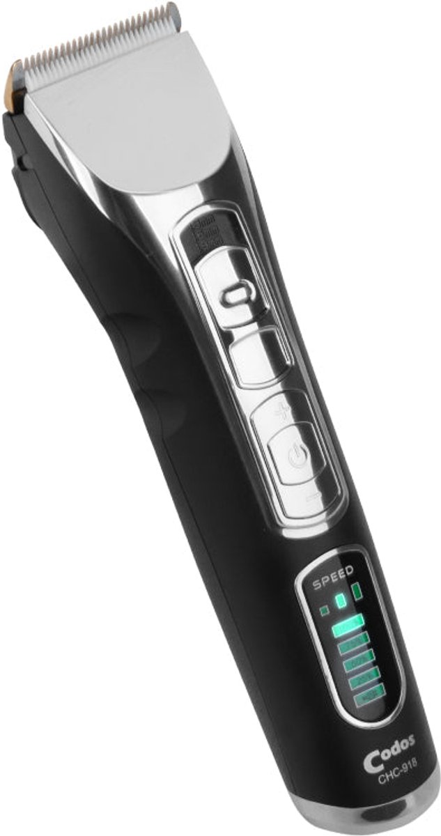 Draadloze Tondeuse Wes-918 Voor Professionals, Kapseltrimmer Met Lithium-Ion Accu, LED-Display, Verwijderbare Mes