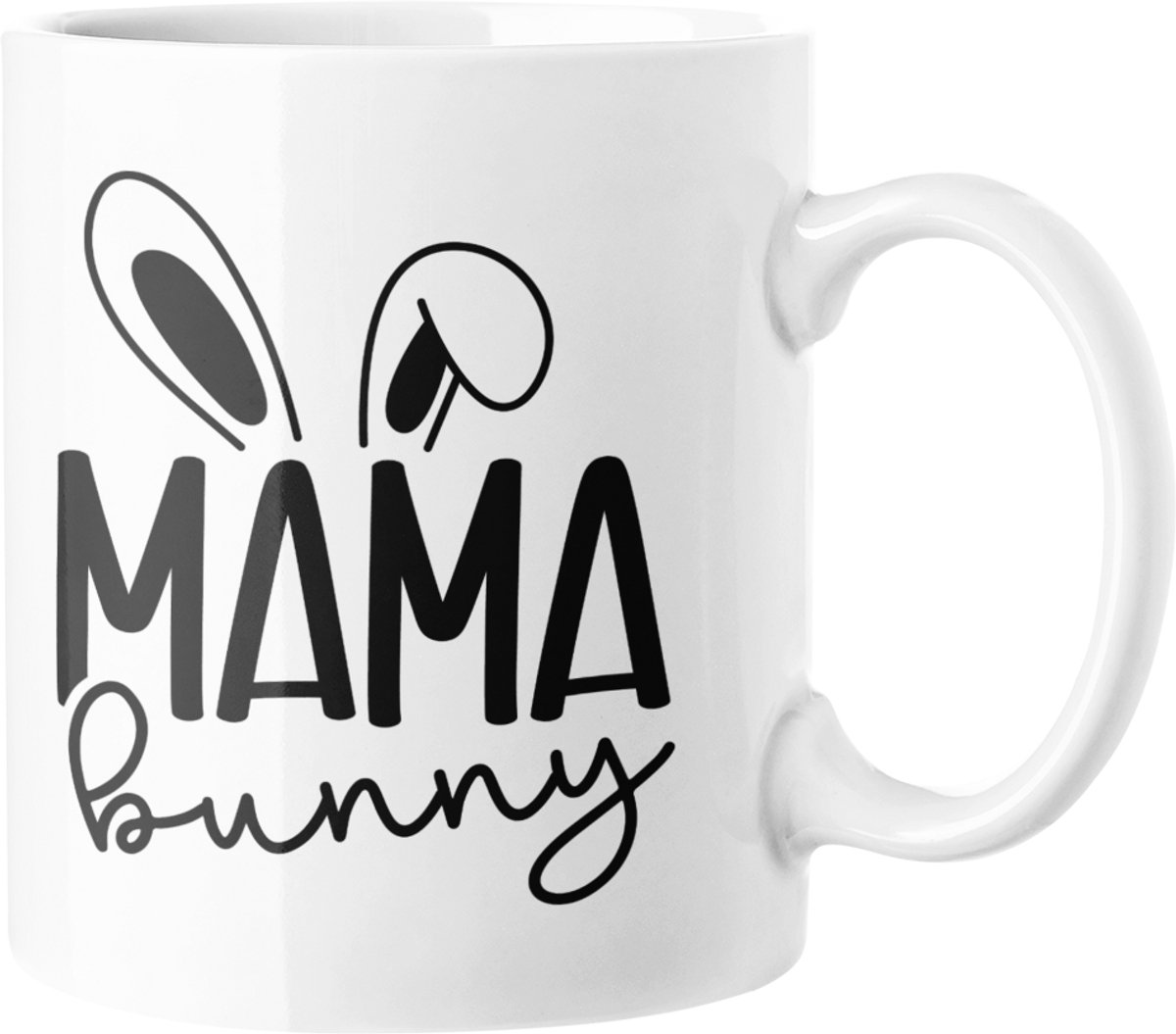 Mama Konijntje Mok - Leuke Paas Mama Koffiekop - Moederdag Cadeau - Nieuwe Moeder Geschenk