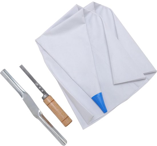 Voegmortel Zak Set - Metselmortel Spuitzak - Metselwerk Afwerken - Herbruikbaar PVC Materiaal - 3 stuks - Grijs — afbeelding 3