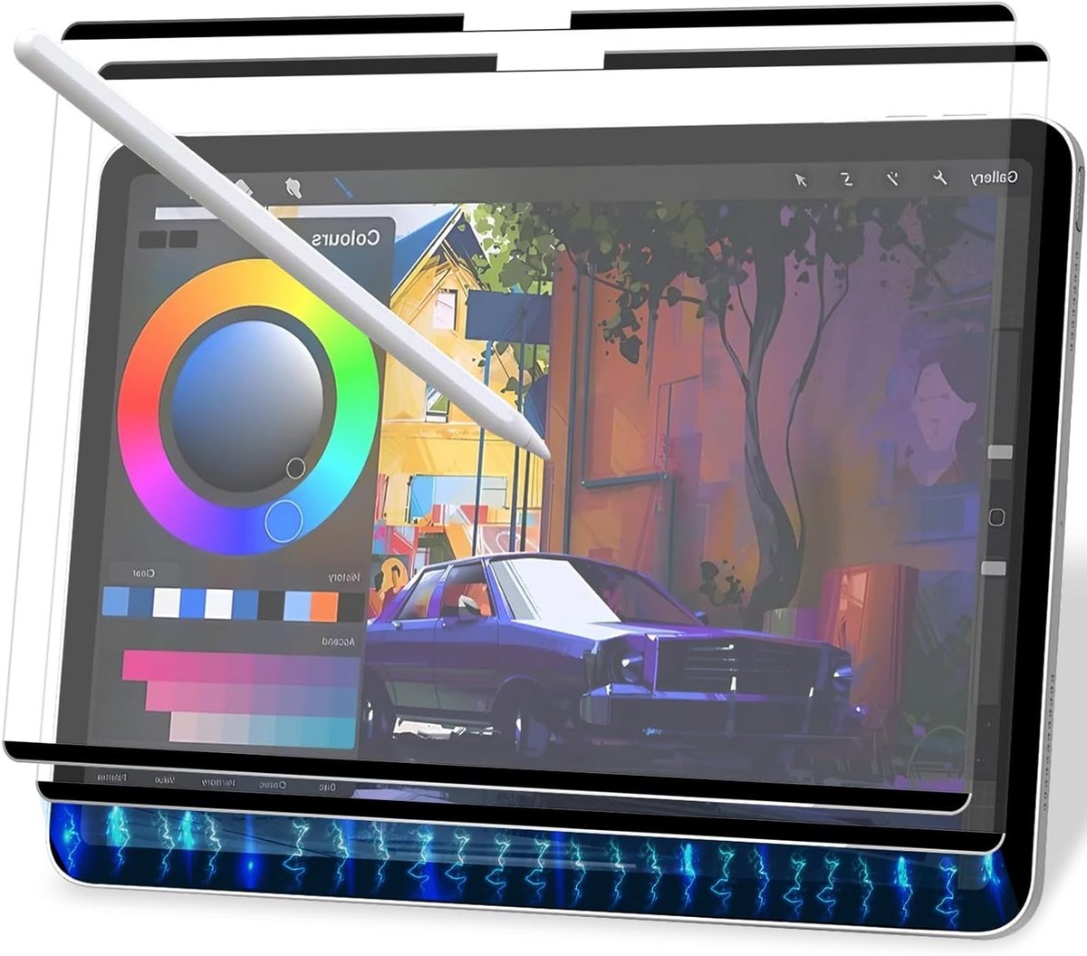 Pack van 2 Magnetische Papieren Folies voor iPad A16 11e en 10e Generatie (11/10.9 Inch) - Beschermende Matte Screen Protector, Verwijderbaar en Herbruikbaar