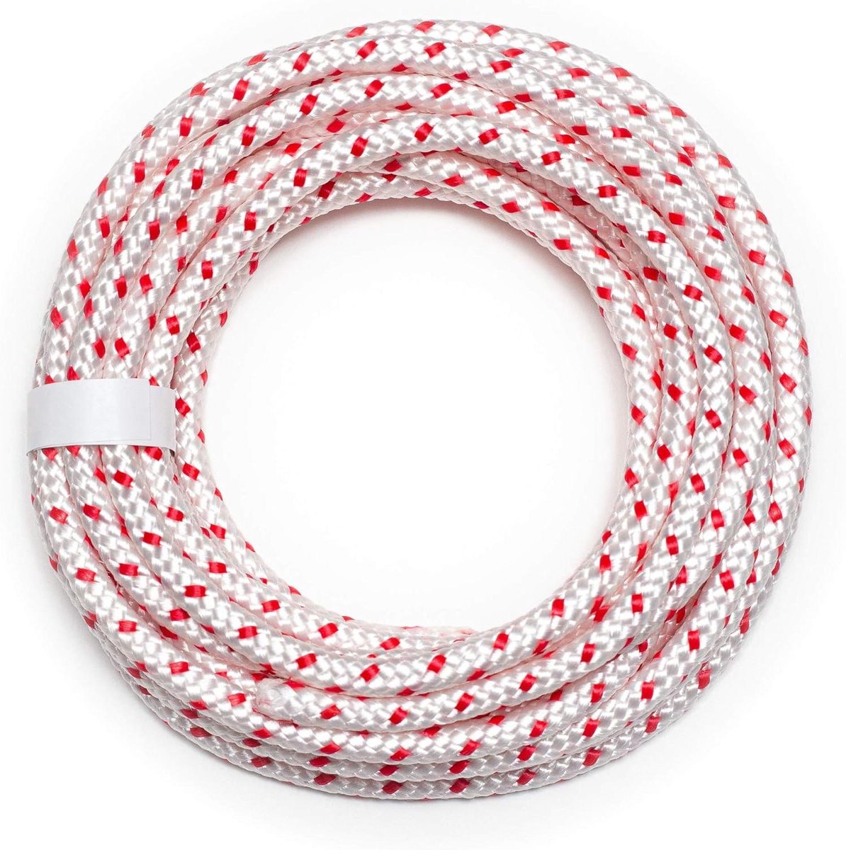 High quality starter cable red/white for motor saw lawn mowers garden tools boat kart RC braided cord throw cable (2.5mm x 4m)