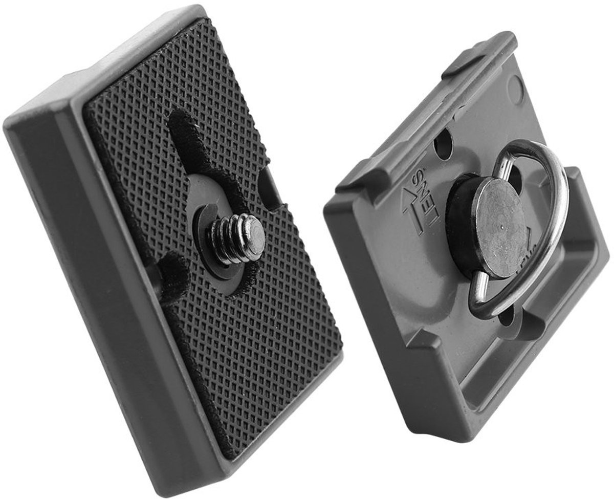 NTH products- Quick Release Plate Lichtgewicht - 1/4 Schroefgat - Statiefkop Accessoire - Compatibel met Manfrotto 200PL-14 - Metaallegering - Snelle Bevestiging - Statiefplaat