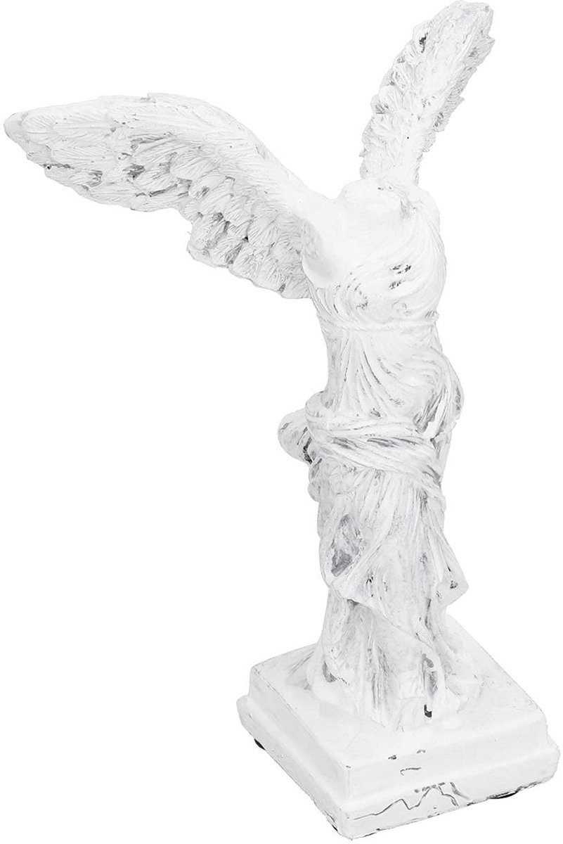 Dailygoods- Standbeeld Gevleugelde Overwinning - Hars Godin Sculptuur - Antislip Pad - Duurzaam Ornament - Thuisdecoratie - Fijn Vakmanschap - Beeld