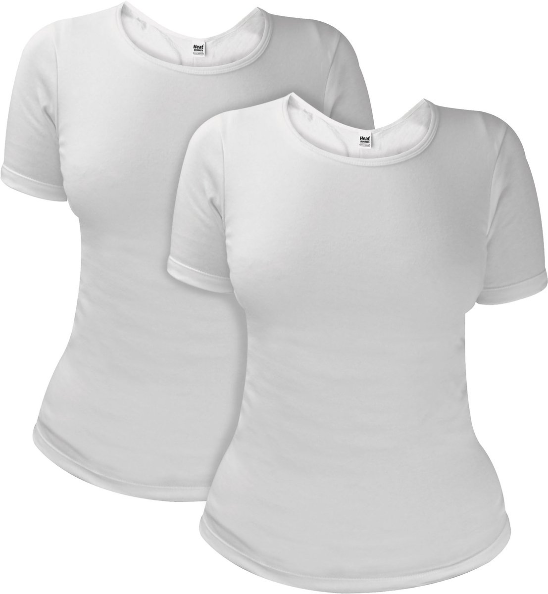 Heat Holders - 2-pack dames winter thermisch ondergoed met korte mouwen
