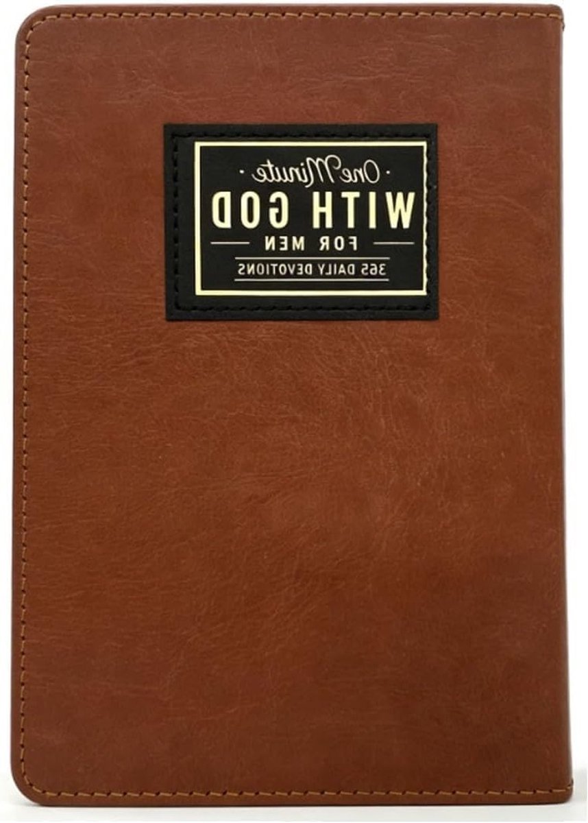 Dagboek voor Mannen - Devotional Journal - Spirituele Groei - Dagelijkse Reflectie - 365 Pagina's - Bruin