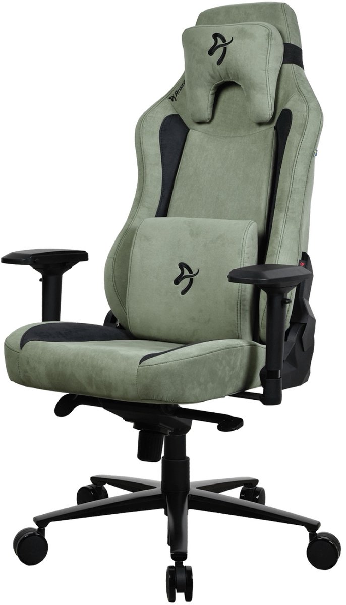 Arozzi Vernazza Gamingstoel - Supersoft™ Stof - Bosgroen