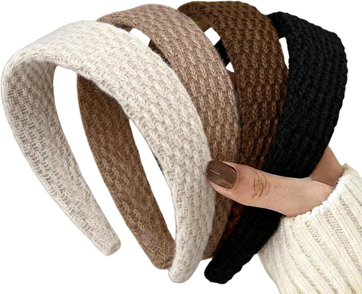 Trendy Haarband voor Dames 4 Cm Breed - Niet Rutschend, Elastisch en Comfortabel - Perfect voor Elke Gelegenheid en Haarstijl