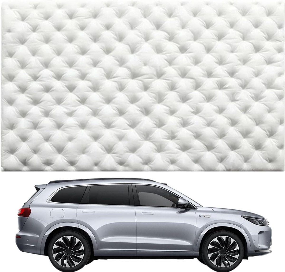 Geluidsisolatie Materiaal - Auto Isolatie - Rijcomfort Verbeteren - Warmte Isolatie - 50x100cm - Zwart