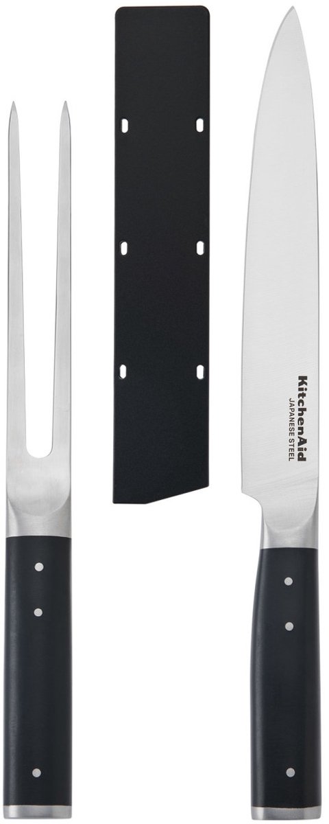 Trancheerset, RVS, Zwart - KitchenAid