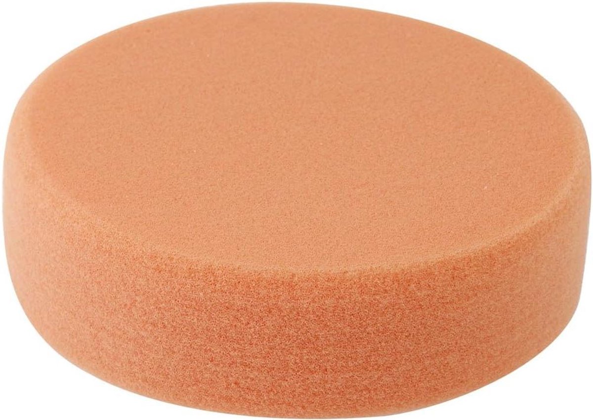 Polijstpad Spons - Detailing Tool - Auto Polijsten - Voor Diverse Oppervlakken - 15cm Diameter - Oranje