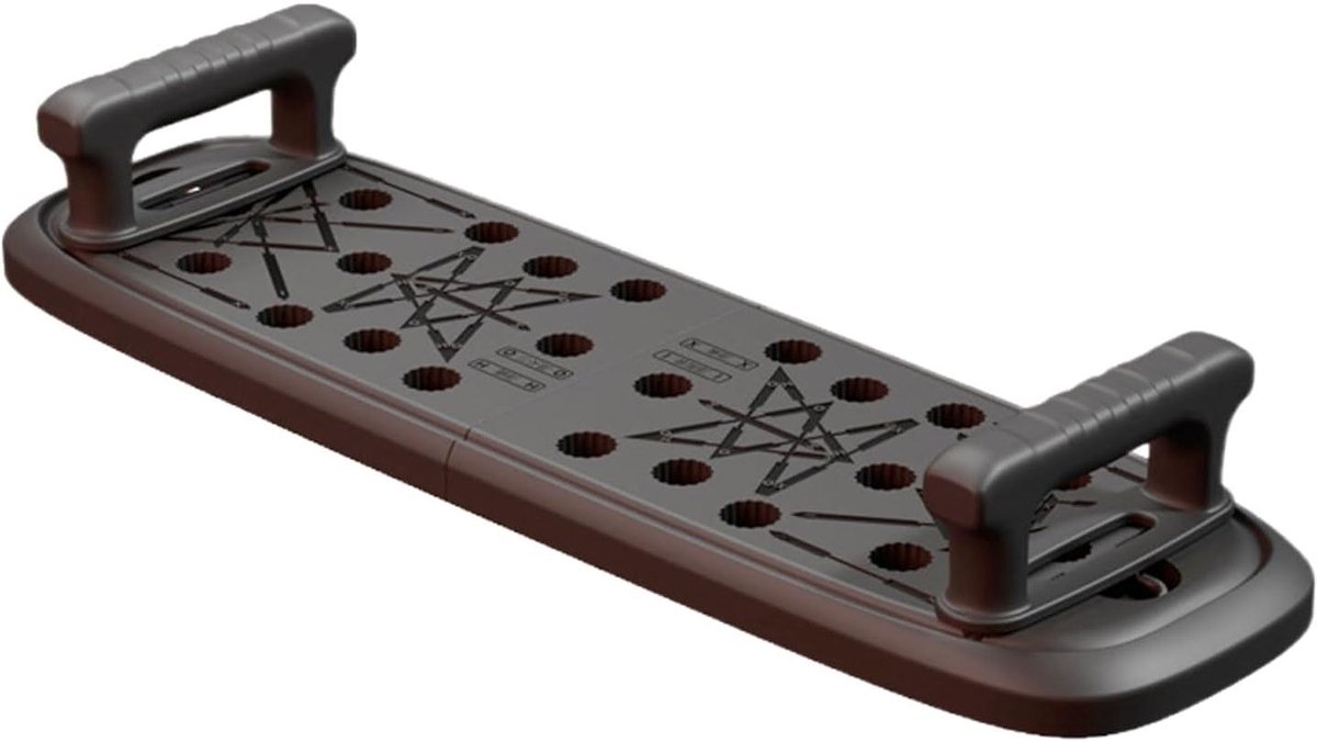 Trainingsapparaat Push-ups - Fitnessapparaten Oefeningen - Spiervorming Borst Rug - Verstelbare Hoeken Ergonomisch - 64 x 19 cm - Niet gespecificeerd