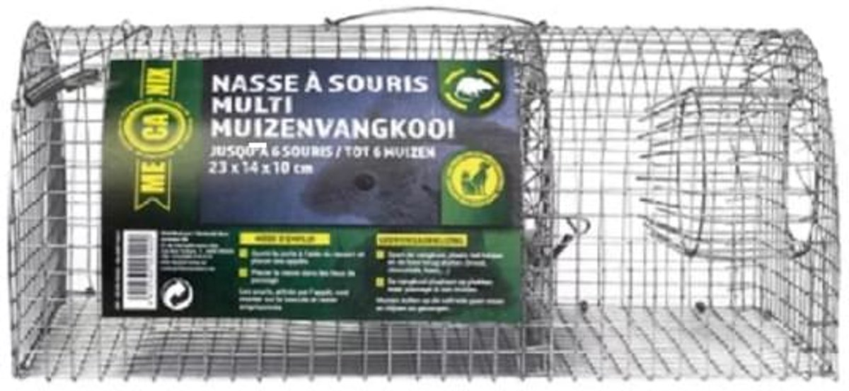 Mecanix muizenvangkooi multi - Effectieve Muizenvangkooi - Met gratis cheatsheet