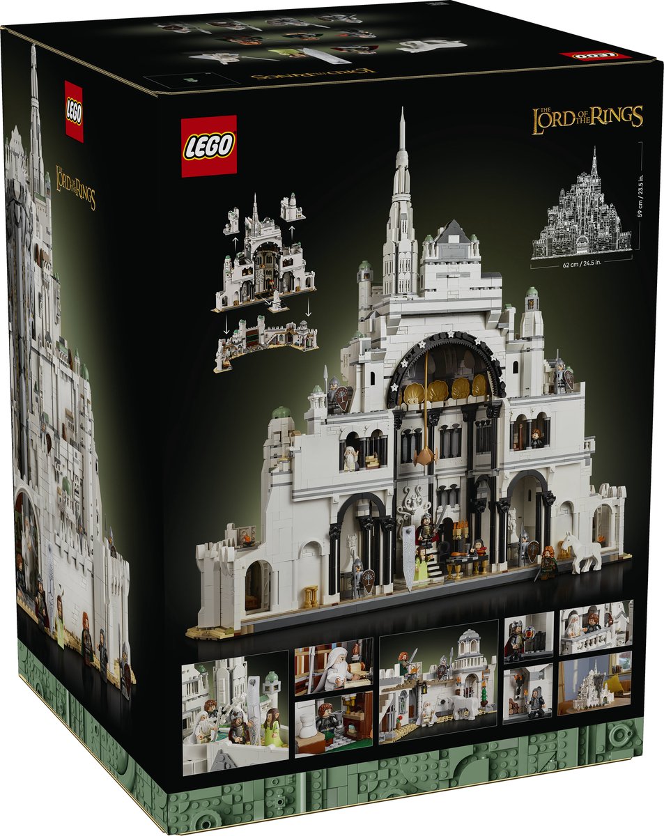 LEGO Icons The Lord of the Rings: Minas Tirith Bouwpakket voor Volwassenen - 11377 — afbeelding 20