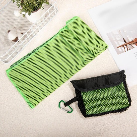 Koele Handdoeken - Verkoelende Doeken - Actieve Levensstijl - Sneldrogend Materiaal - Lichtgewicht - Groen — afbeelding 2