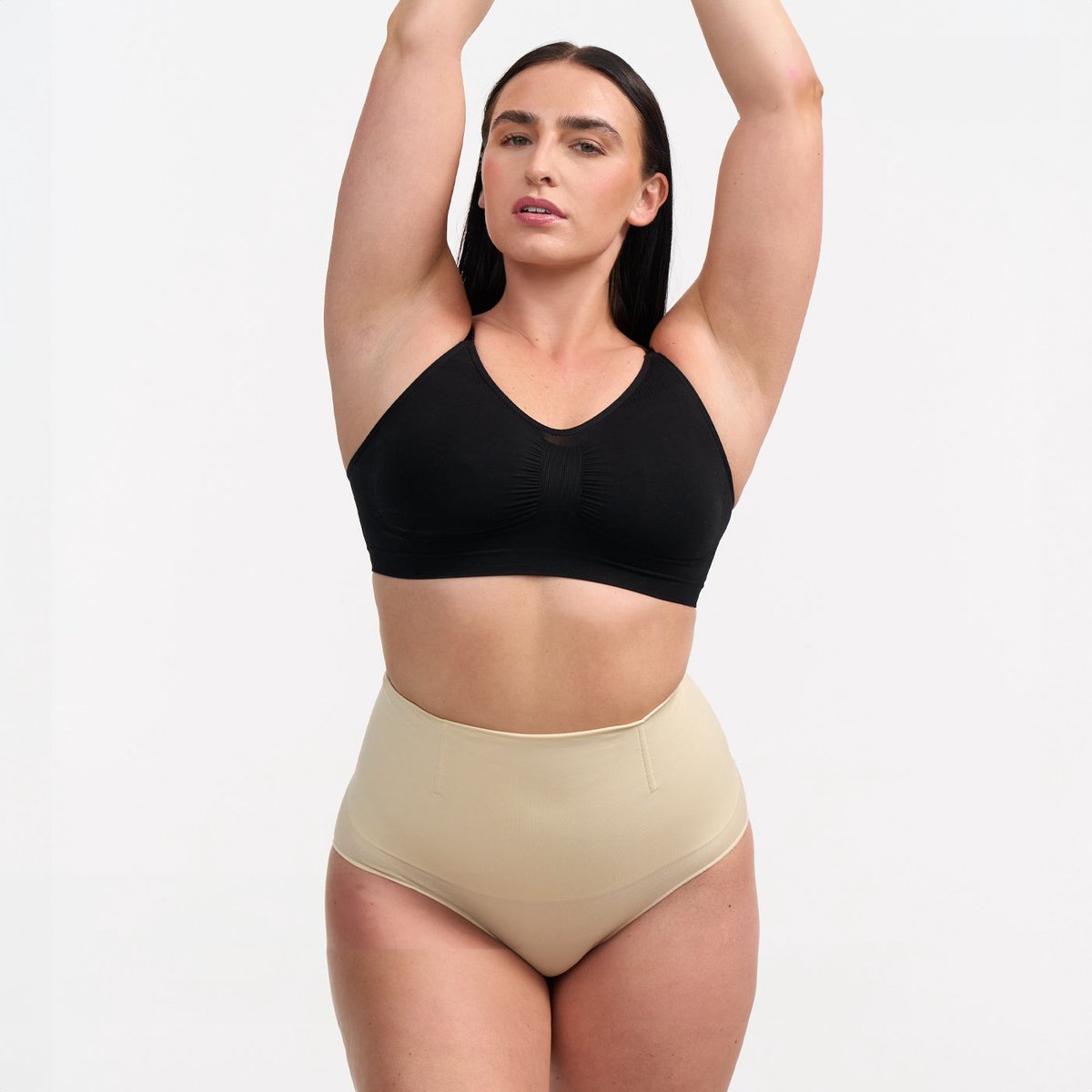 cfab - Corrigerende slip met hoge taille - Beige - 3XL/4XL