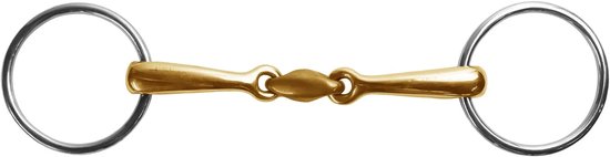 Mors met 2 ringen voor paard dubbel gebroken sjen Stübben Mors met 2 ringen voor paard dubbel gebroken sjen Stübben