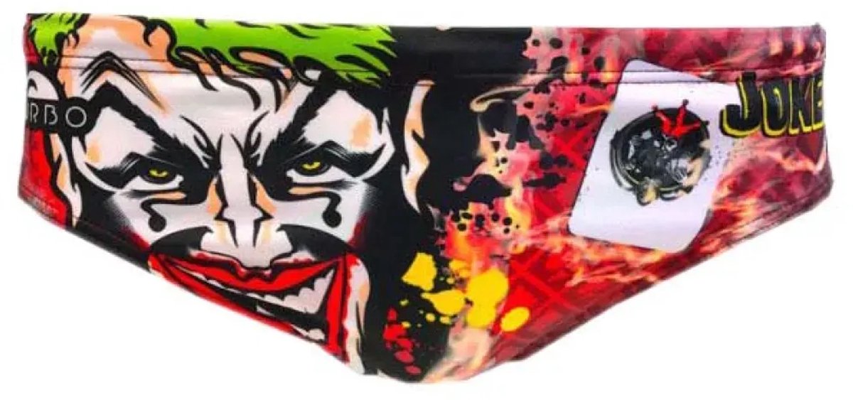 Turbo Joker On Fire Zwemslip Rood XL Man