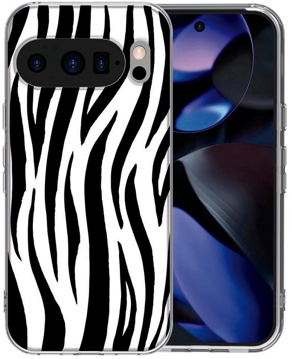 Google Pixel 10 / 10 Pro TPU hoesje Zebra