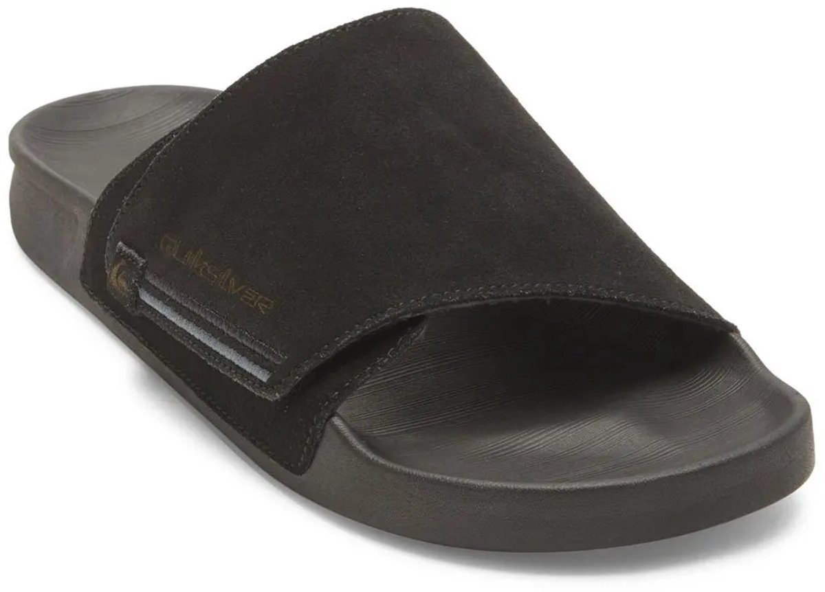 Quiksilver Rivi Suede Slippers Man Zwart
