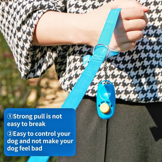 Huisdier Gear Hond Riem1.5m Lang Gewatteerd Twee Handvat Heavy Duty Dubbele Handgrepen Lood Voor Controle Veiligheid Training Riemen Voor Grote Honden Of Middelgrote Honden