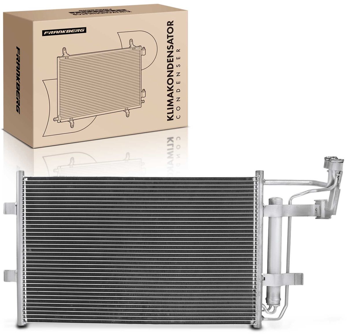 Frankberg 1x Condensator Airco voor Mazda 5 CW 1.8L 2.0L Bj vanaf 2010