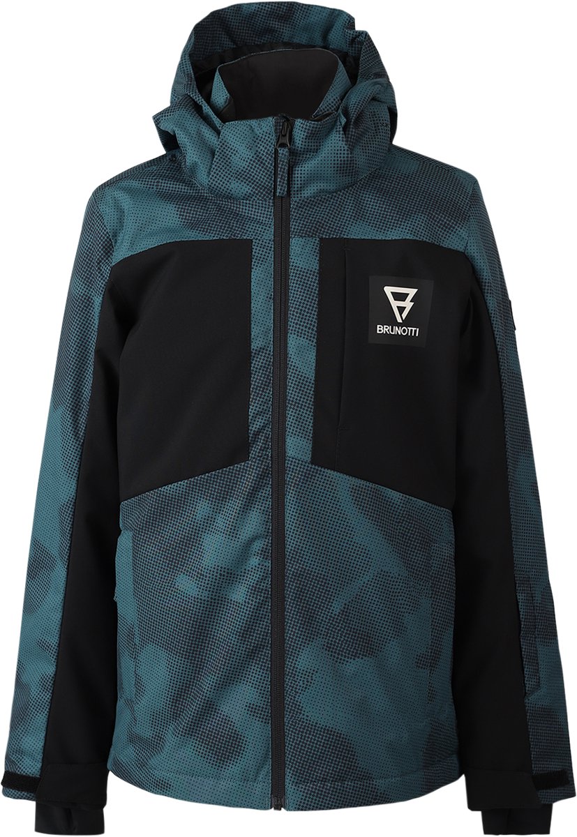 Brunotti Aratiny-Gradient Jongens Wintersport Ski Jas Groen