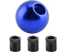 Pookknop Auto - Versnellingspookkop - Handmatige Versnellingsbak - Universele Pasvorm - 3 Adapters - Blauw