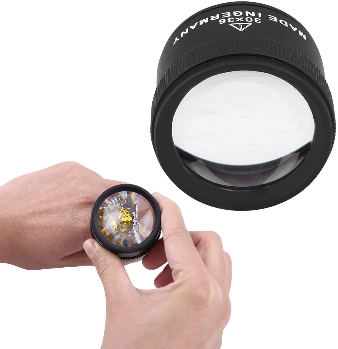 Allecto - 30x Vergrootglas voor Juwelen - Compact en Duurzaam, Ideaal voor Inspecties