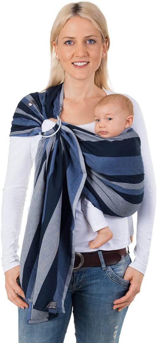 Draagdoek Ring Sling - Baby Draagdoek Ring - Baby Dragen Heup - Gebroken Keper Weving - 200 x 70 cm – foto 7