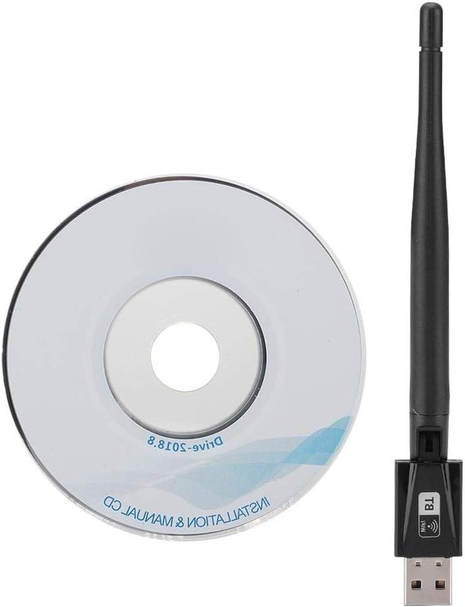 Draadloze Netwerkadapter - WiFi Bluetooth Adapter - Stabiel Internet - Externe Antenne 3.5dBi - 600M Dual Band