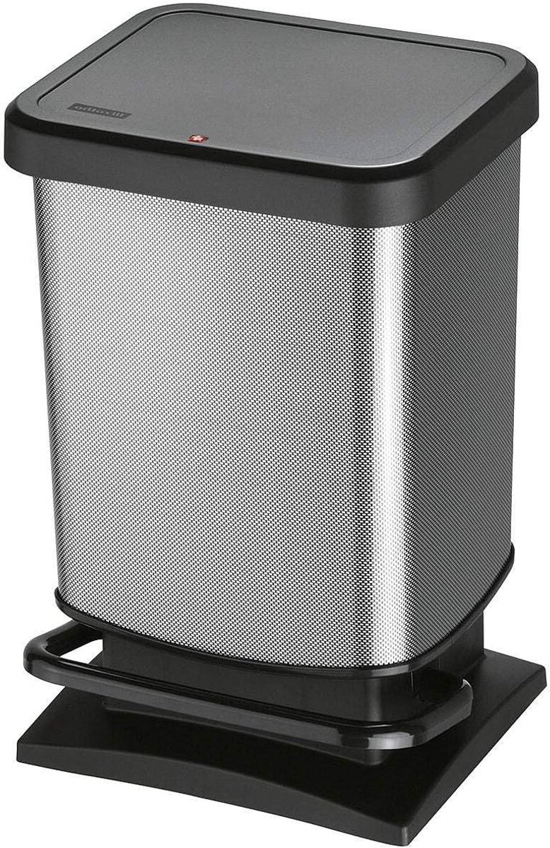 Prullenbak - Afvalemmer - Keukenafval - Met voetpedaal - 20 Liter - Carbon