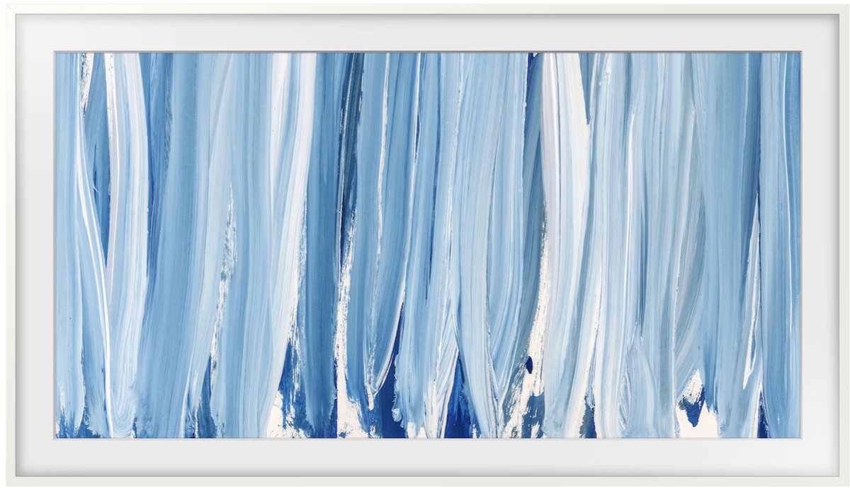 Samsung The Frame 55 inch verwisselbare lijst – Wit design bezel