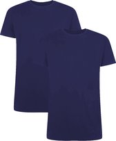 Comfortabel & Zijdezacht Bamboo Basics T-Shirts Ruben ronde hals (2-pack) - Navy - S