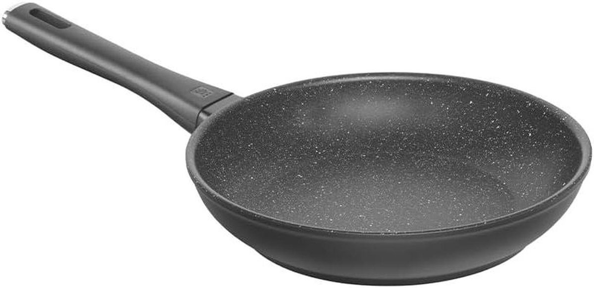 Koekenpan - Koekenpan - Lekker Braden - Verbeterde Slijtvastheid - 24 cm - Zwart