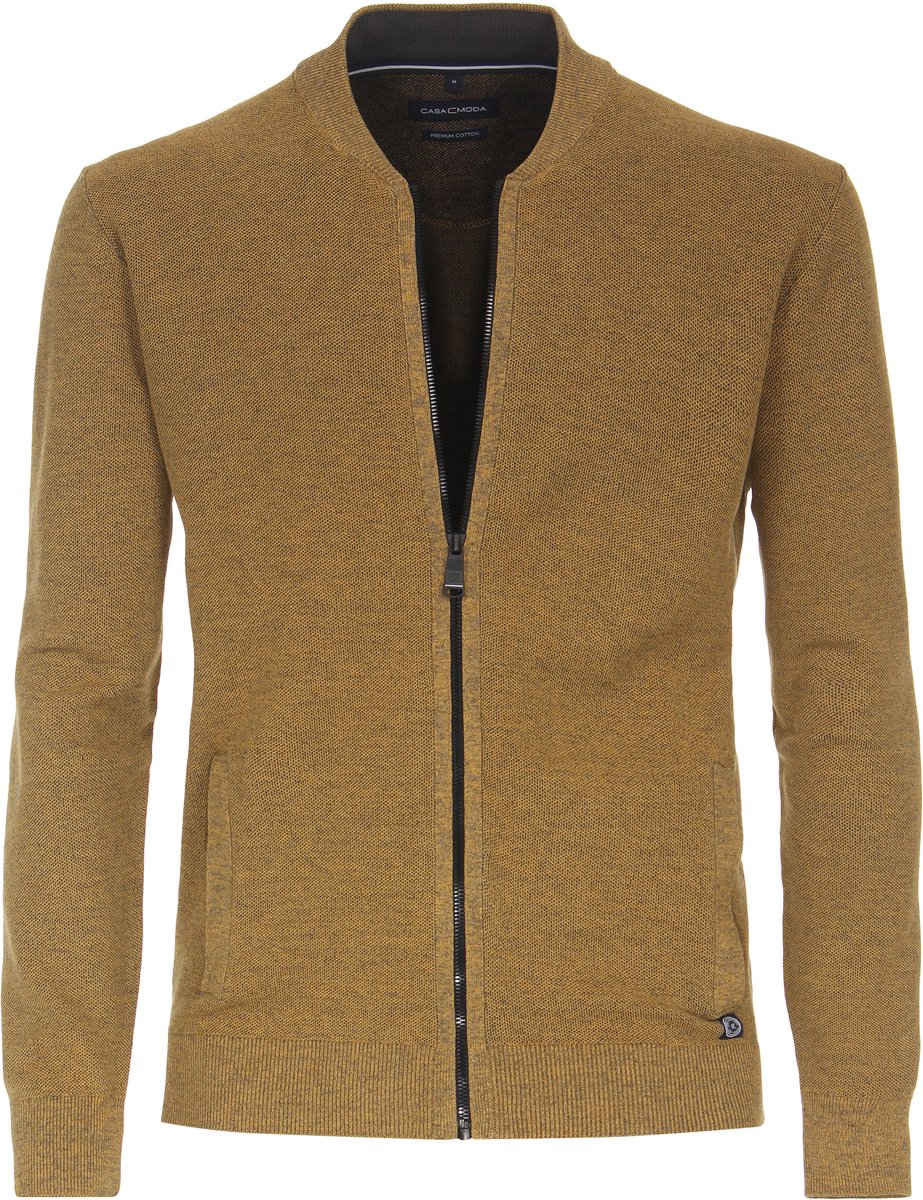 CASAMODA Vest Melange Geel - Maat 3XL - Heren