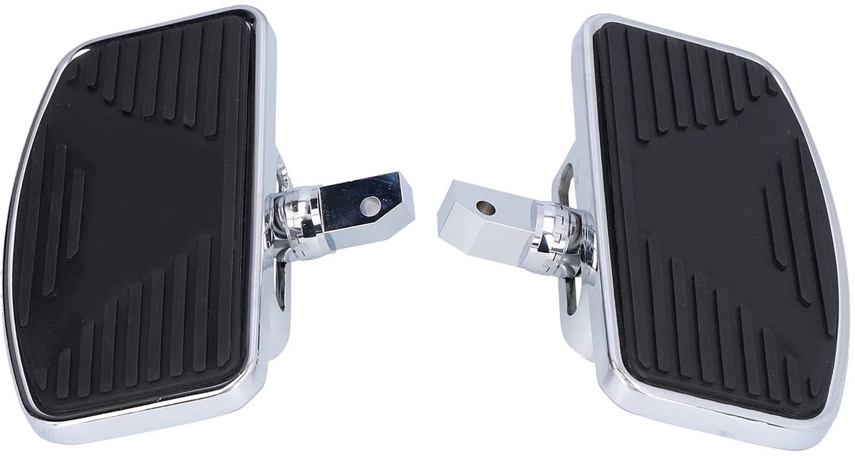 Allecto - Powersports verstelbare bodemplaat - Brede voetensteun - Voor comfortabel rijden - Staal en rubber - Geschikt voor Vtx1300 en Vtx1800 - D...