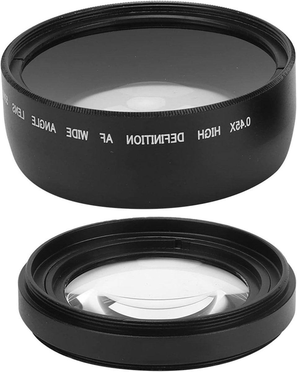 Professionele 0.45x Groothoek Macro Lens voor Landschapsfotografie, Geschikt voor 58mm Camera's, Ideaal voor Natuurfotografie en Close-ups