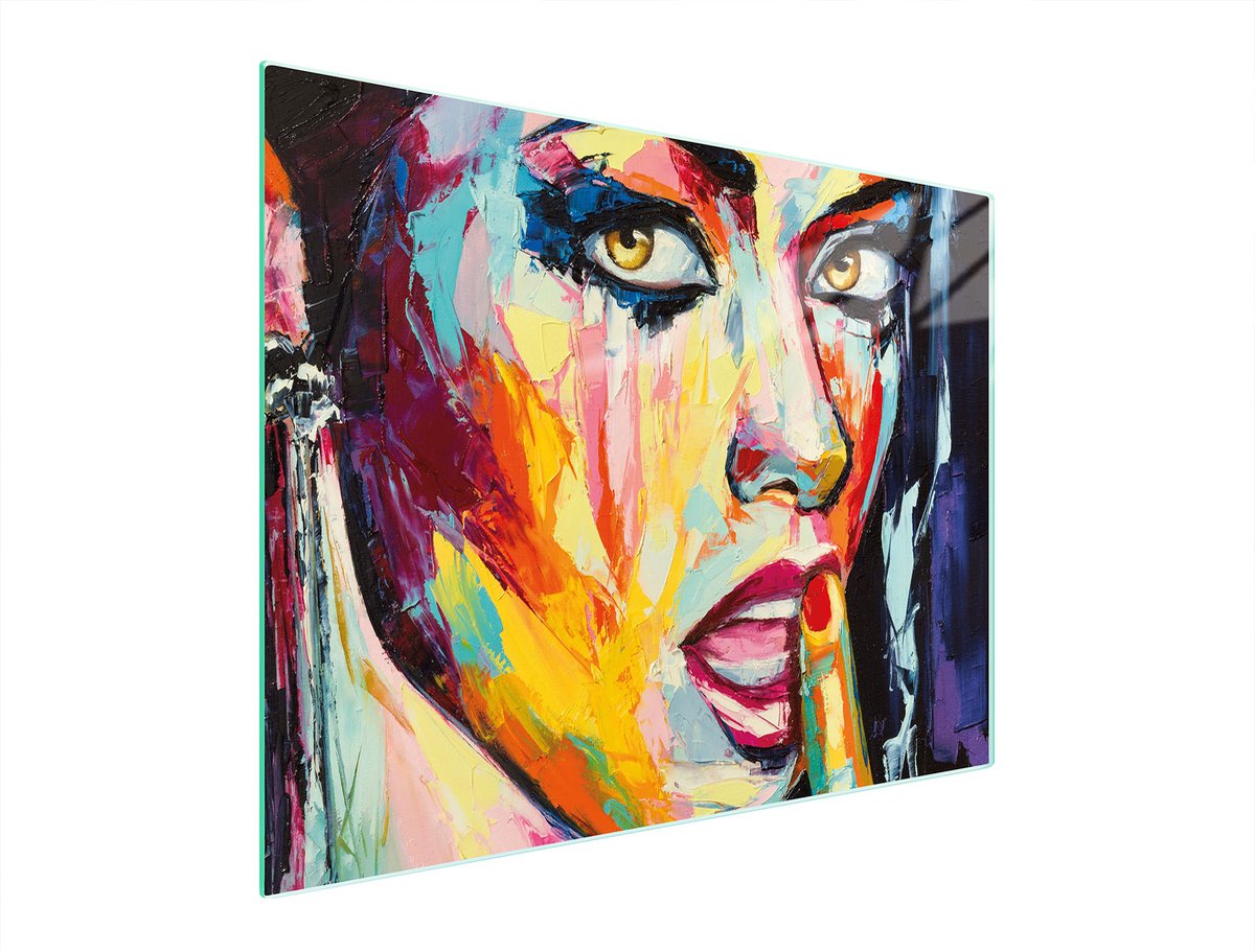 TMK ArtDeko - Snijplank Glas - 52x40 cm - Vrouwelijk Motief