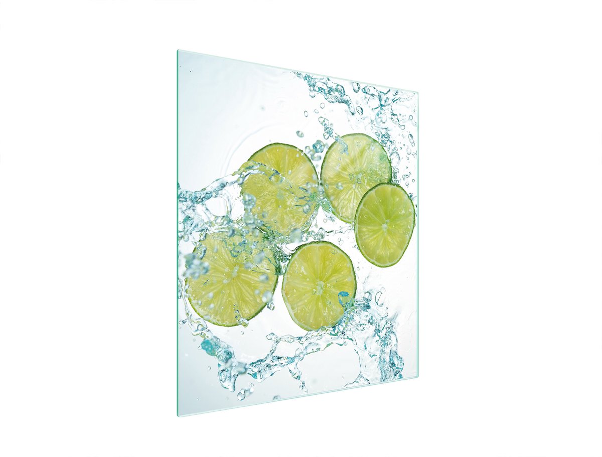 TMK ArtDeko - Snijplank - 45x52 cm - Glas - Limoen Motief