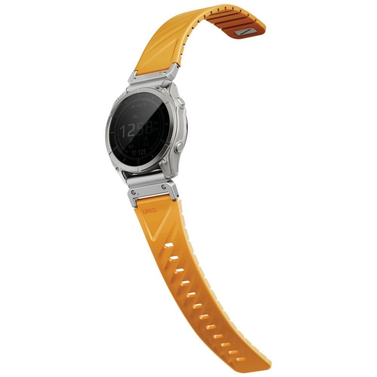 UNIQ Fluo Serie - Smartwatch Horlogeband - 22mm - Magnetische Sluiting - Oranje