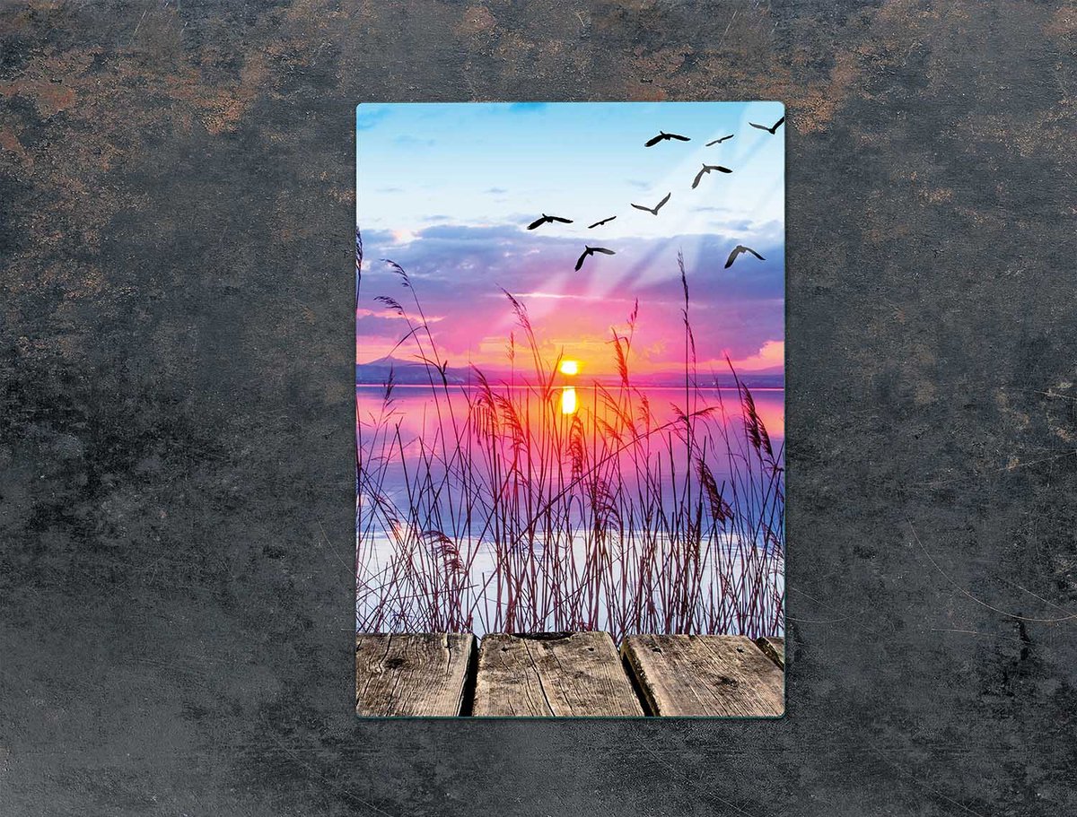 TMK ArtDeko - Snijplank Glas - 35x52 cm - Hartvormig - Veilig - Veelzijdig