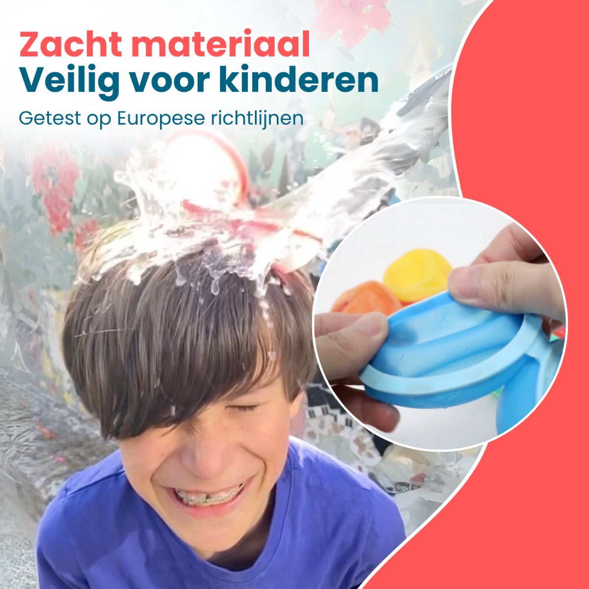 Ressplash® 10 Herbruikbare Waterballonnen - 10 Stuks - Zelfsluitend - Magnetisch - Watergevecht Speelgoed Kinderen - Waterspeelgoed Buiten - Splashbal - Zomer Cadeau – foto 5